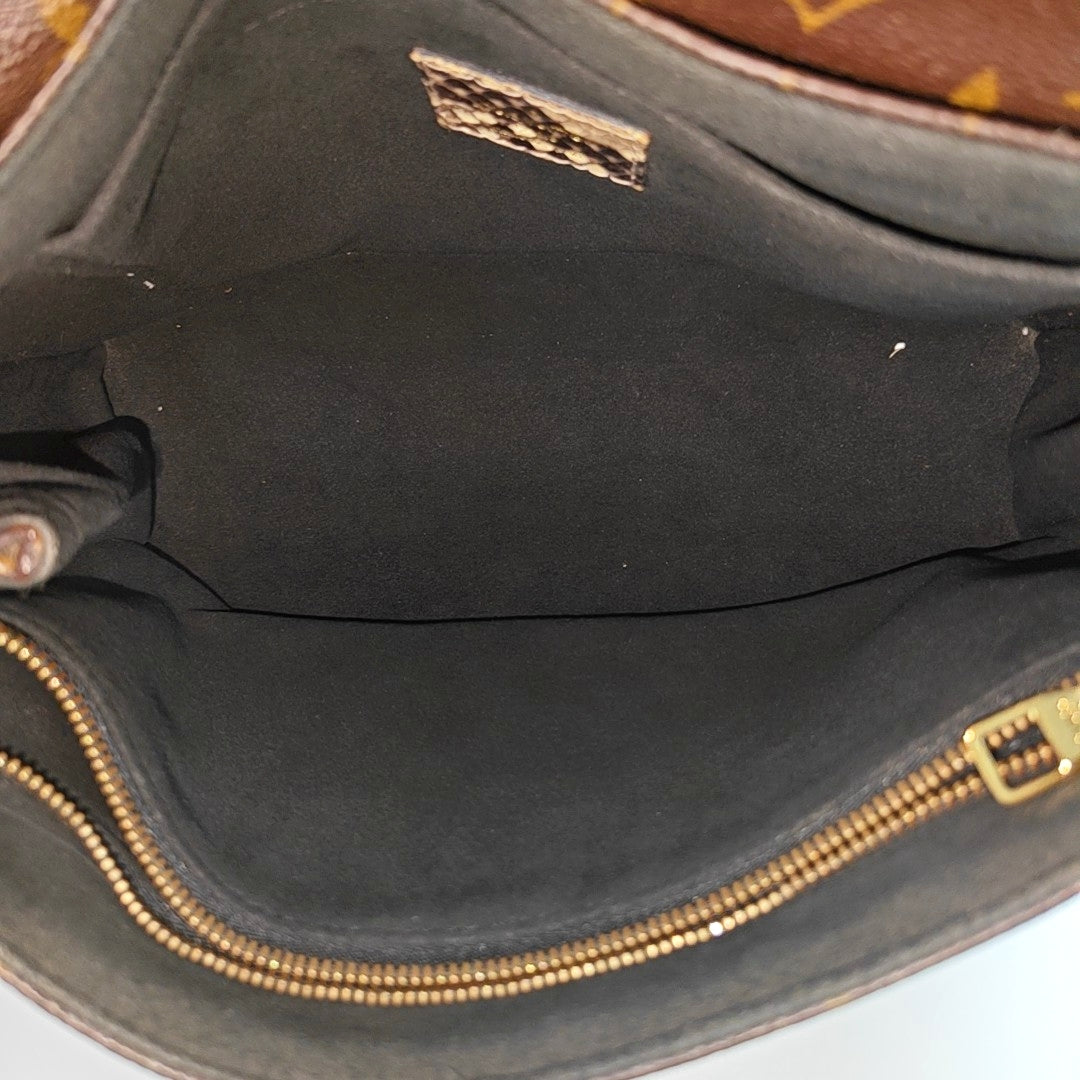 SAINT PLACIDE Monogram Coated Canvas Brown