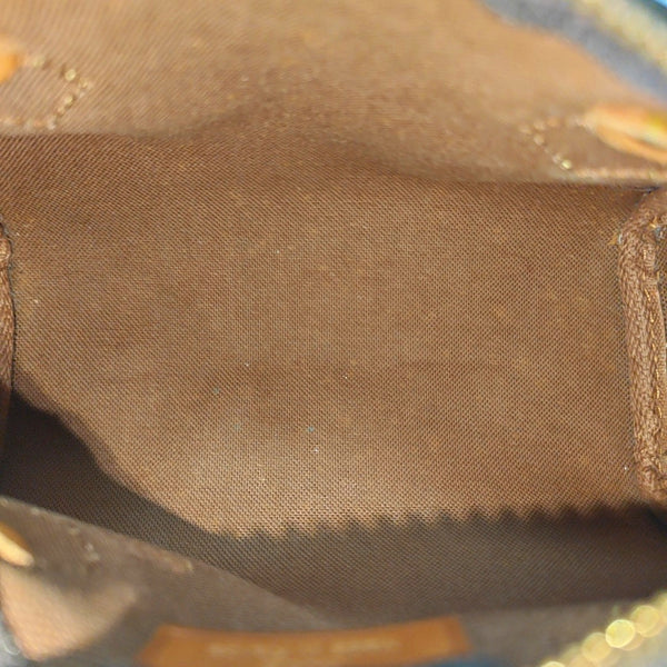 SPEEDY Nano Monogram Coated Canvas Brown