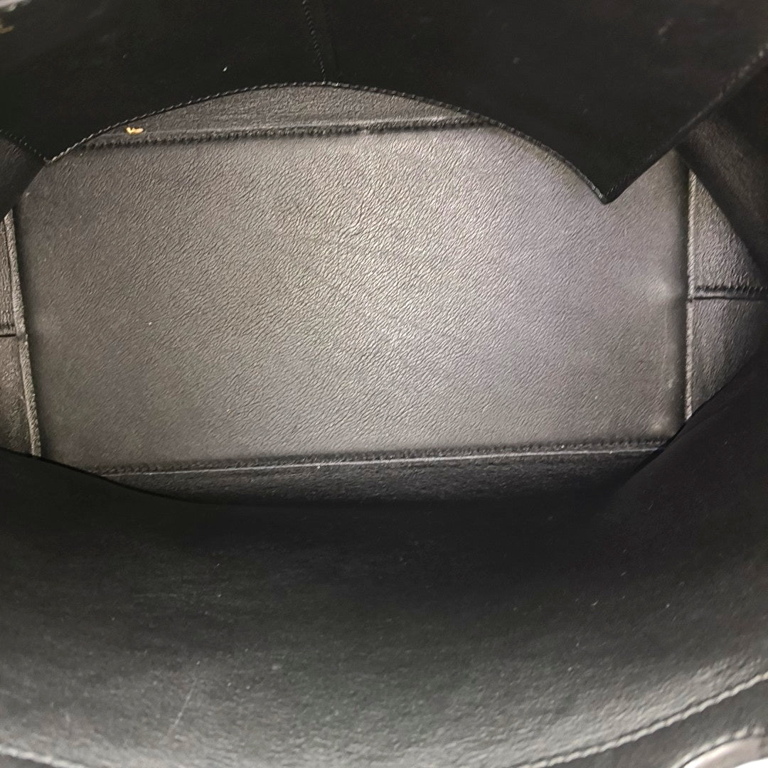 Basket Small Monogram Canvas Black