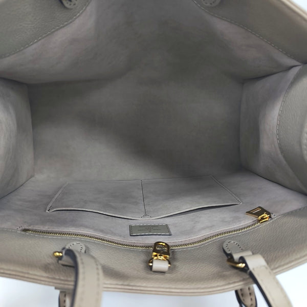 ONTHEGO MM Monogram Calfskin Gray