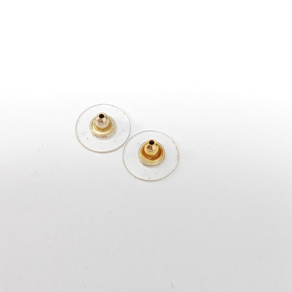 Metal Brown Stud Earrings
