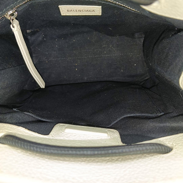 Shopping Bag Super Mini Calfskin White