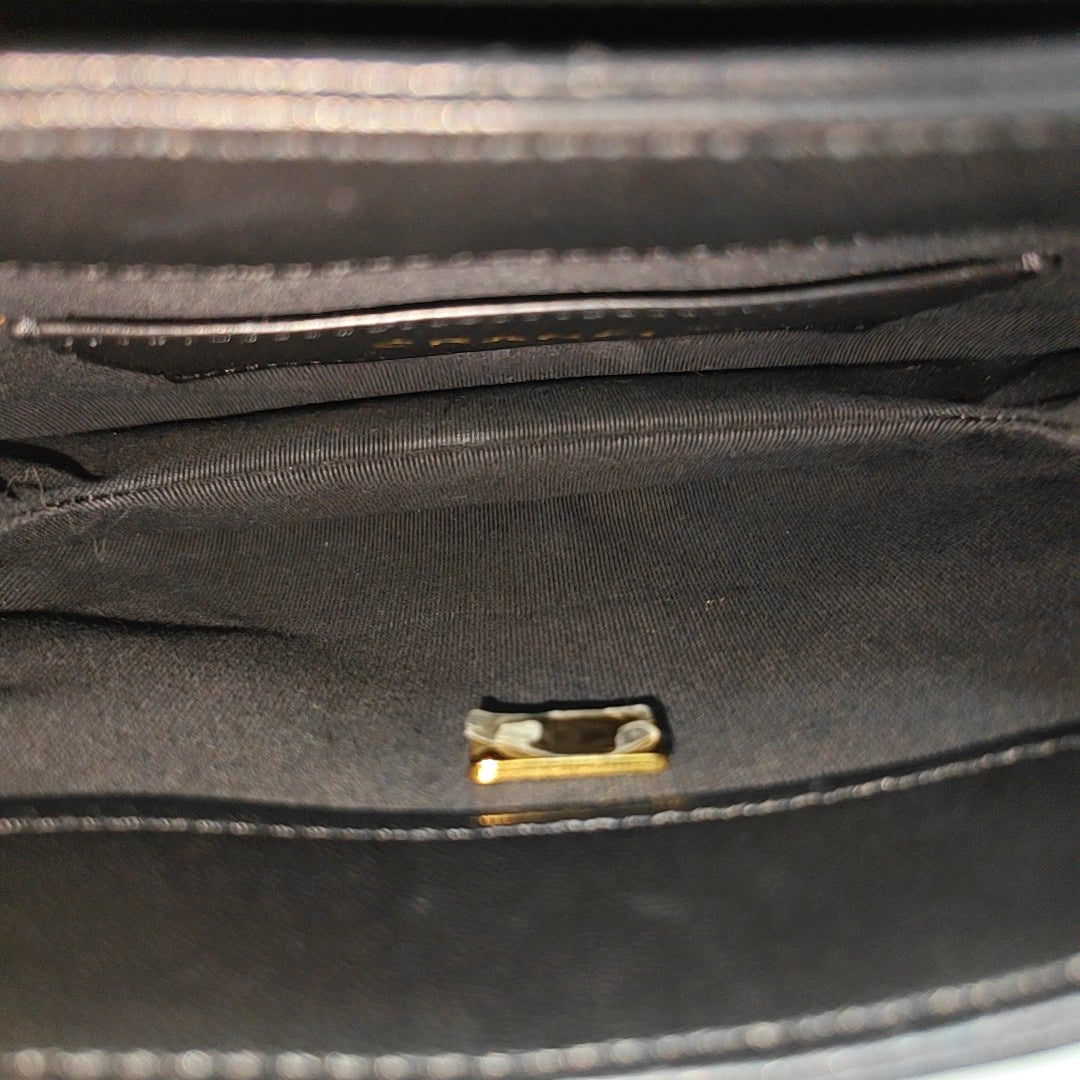 Quilted Lambskin Shoulder Bag Small Black