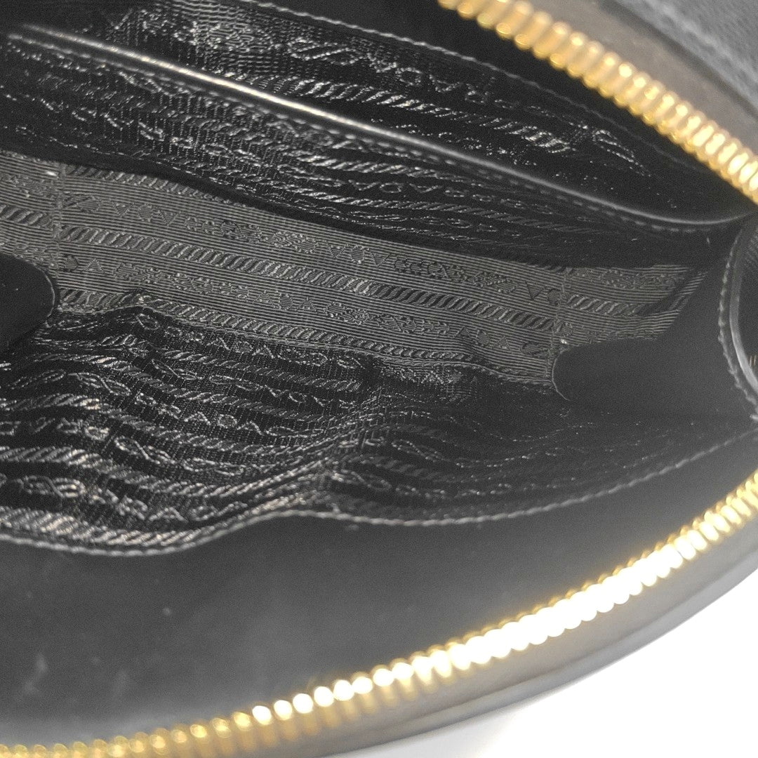 Odette Saffiano Calfskin Black
