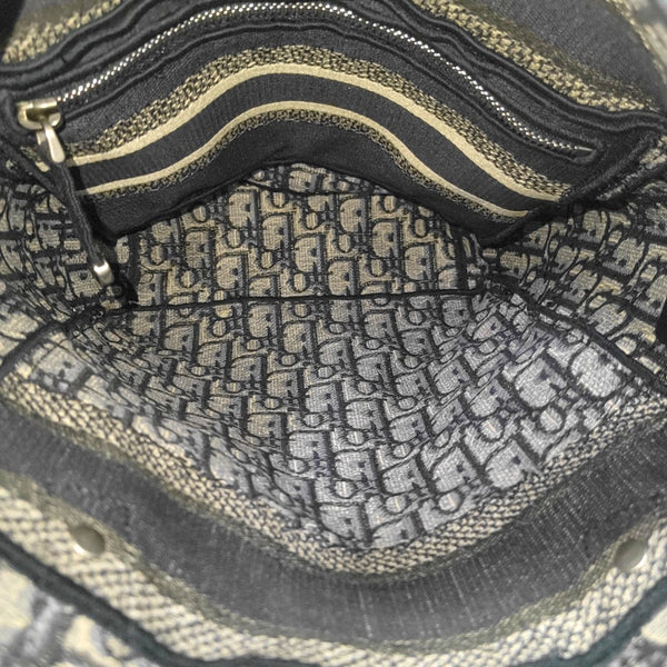 Oblique Canvas Backpack Blue