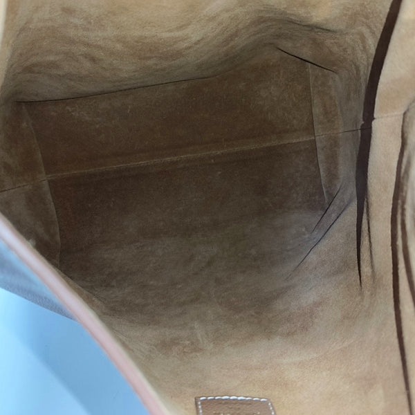 LOW KEY HOBO MM Monogram Calfskin Brown