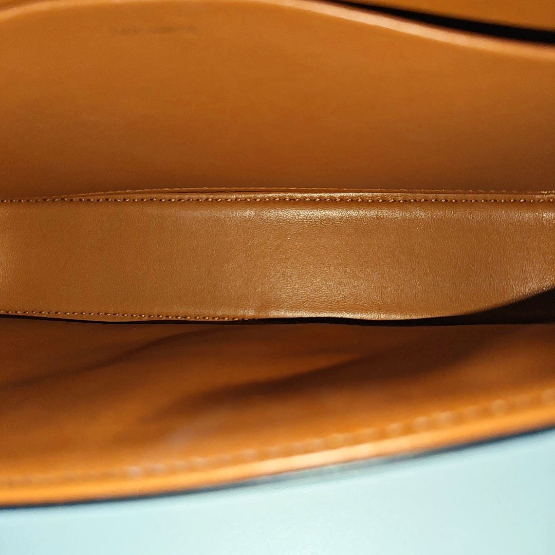 TRIOMPHE Small Coated Canvas Brown