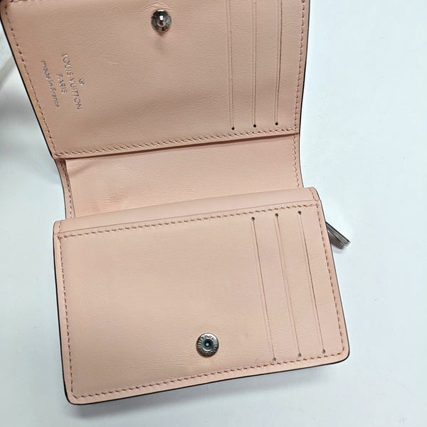 Monogram Calfskin Wallet Pink
