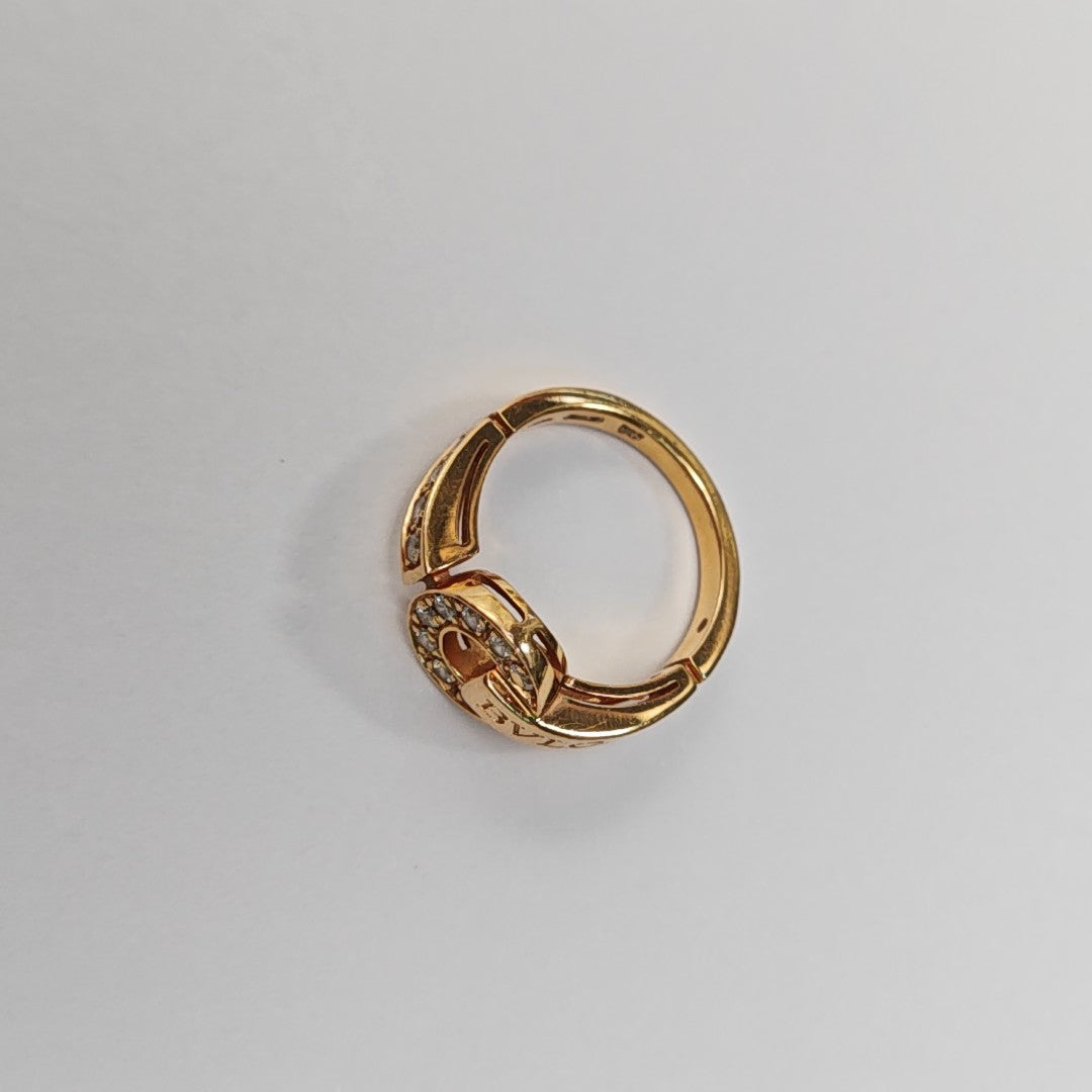 BVLGARI BVLGARI 18k Rose Gold Ring EU 50