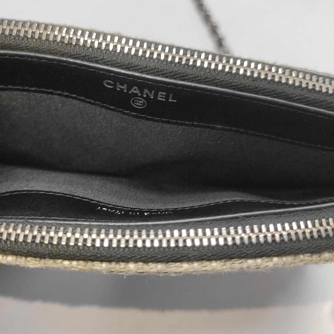 Authenticated pre-owned  DEAUVILLE Fabric Grey - Shoulder Bag at Looply