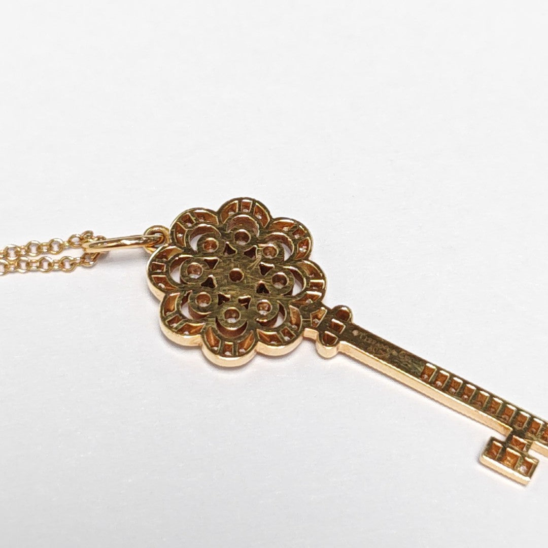 Tiffany Keys 18k Rose Gold Necklace