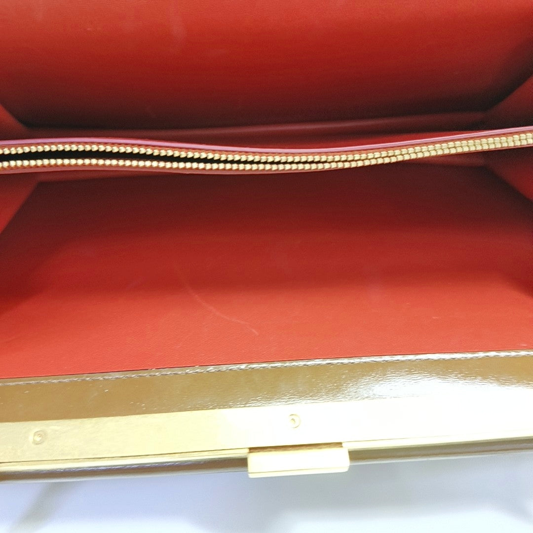 CLASP Medium Calfskin Brown