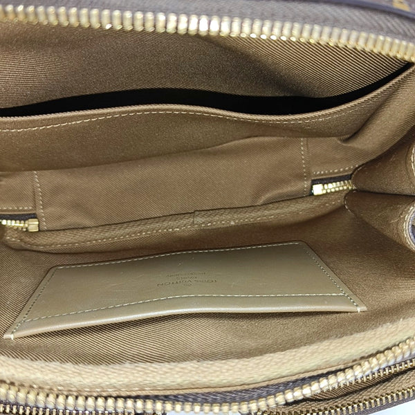 UTILITY Monogram Coated Canvas Brown
