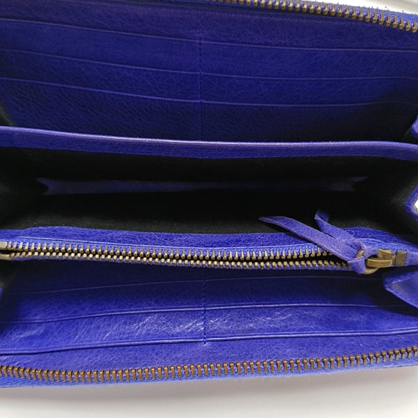 Classic City Lambskin Purple Wallet