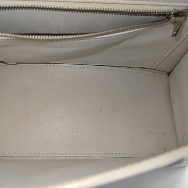 Hourglass S Calfskin White