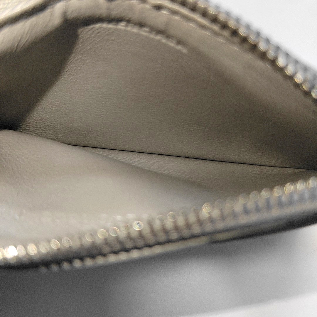 Classic City Calfskin Gray Card Holder