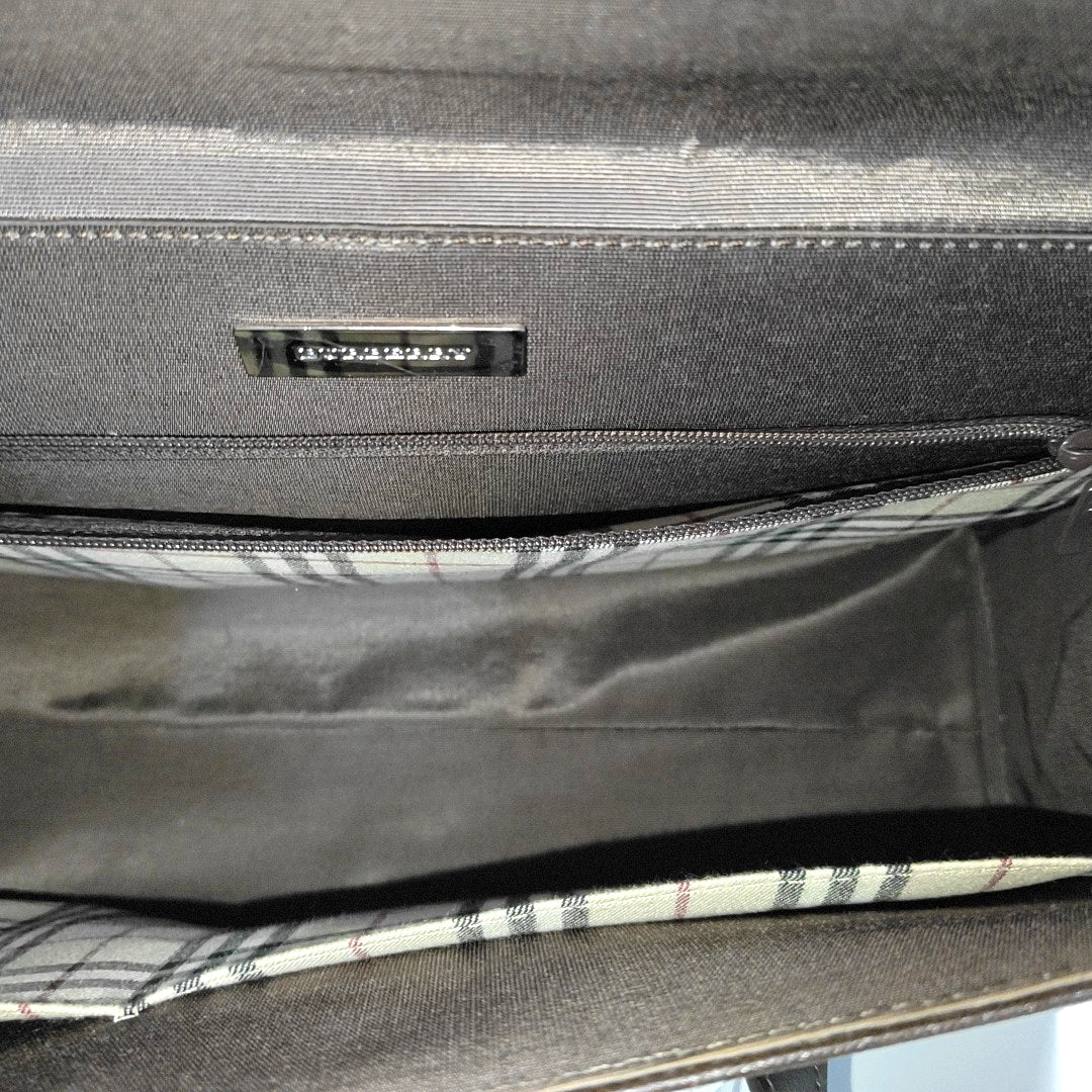 Calfskin Shoulder Bag Brown