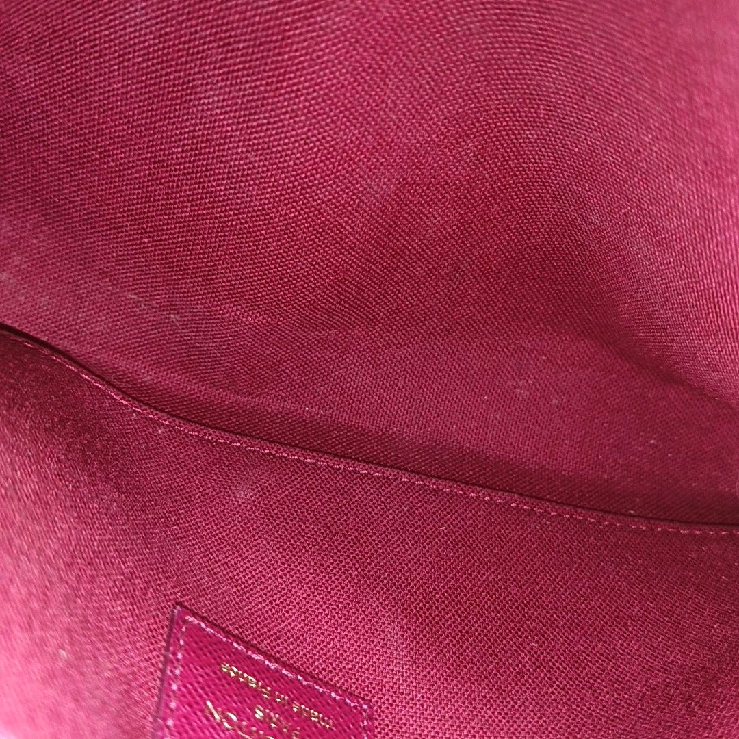 FÉLICIE Monogram Lona Revestida Marrón