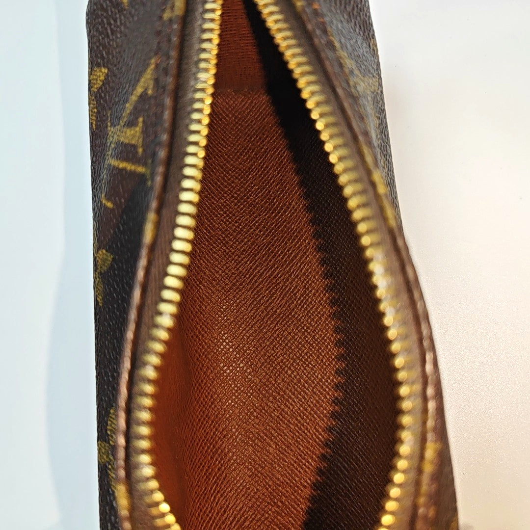 PAPILLON Mini Monogram Coated Canvas Brown