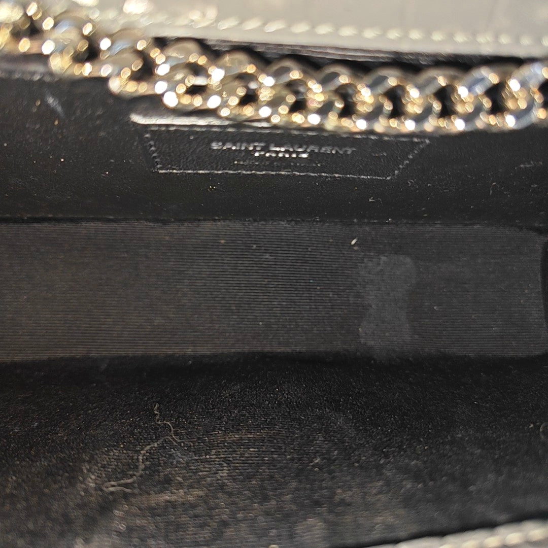 KATE Small Calfskin Gray