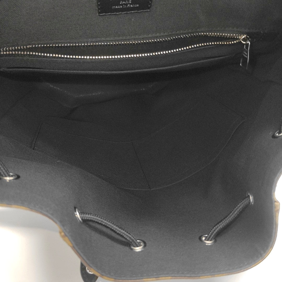 CHRISTOPHER MM Monogram Coated Canvas Brown