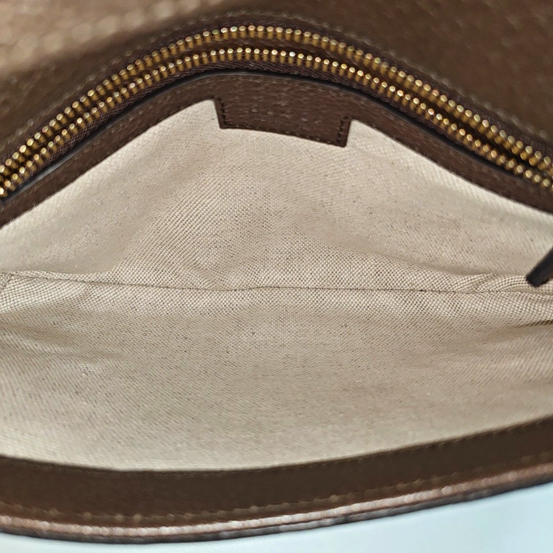 Blondie Small Monogram Coated Canvas Brown