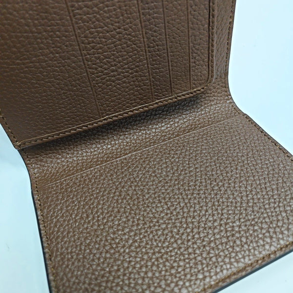 Monogram Coated Canvas Wallet Brown