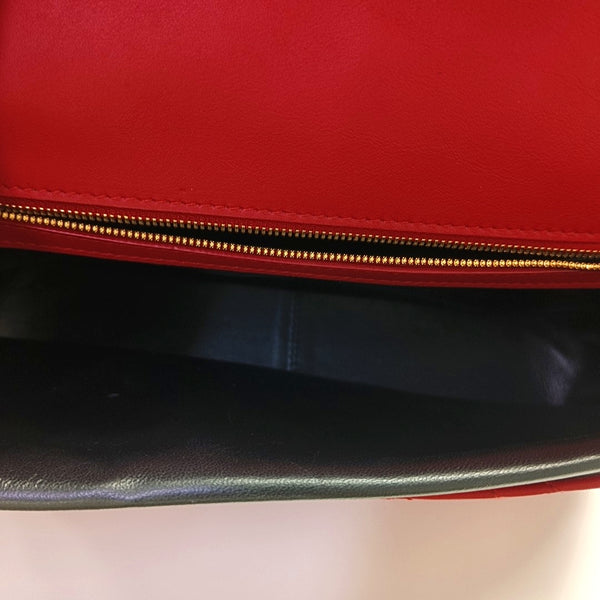 BB Quilted Calfskin Red