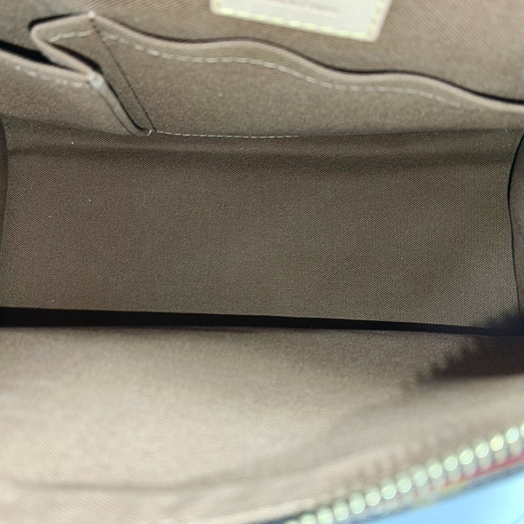 POPINCOURT Monogram Coated Canvas Brown