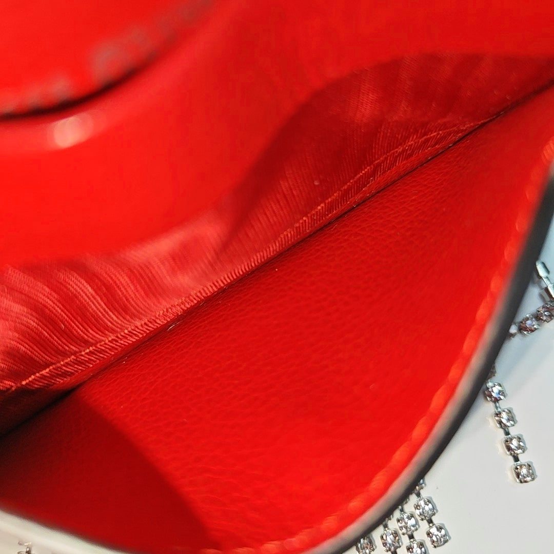 Fringed Calfskin Red