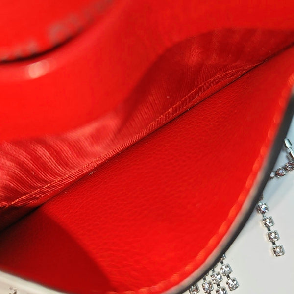 Fringed Calfskin Red