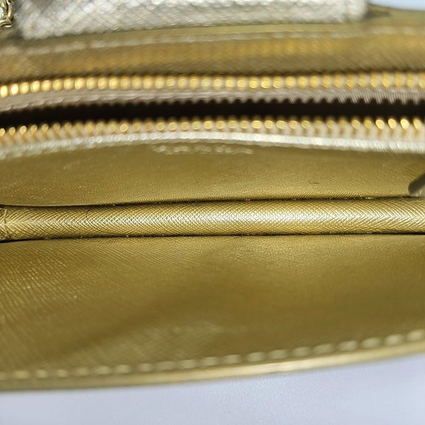 Saffiano Calfskin Shoulder Bag Beige