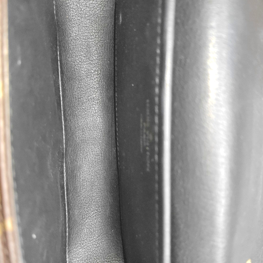 MARCEAU Monogram Coated Canvas Brown
