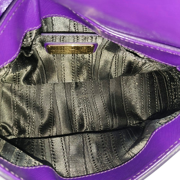 Calfskin Shoulder Bag Purple