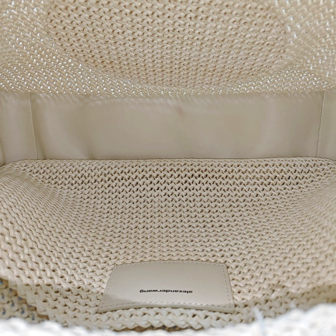 Special Material Shoulder Bag White