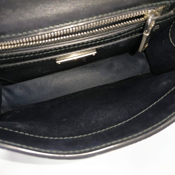 Miu Lady Calfskin Silver