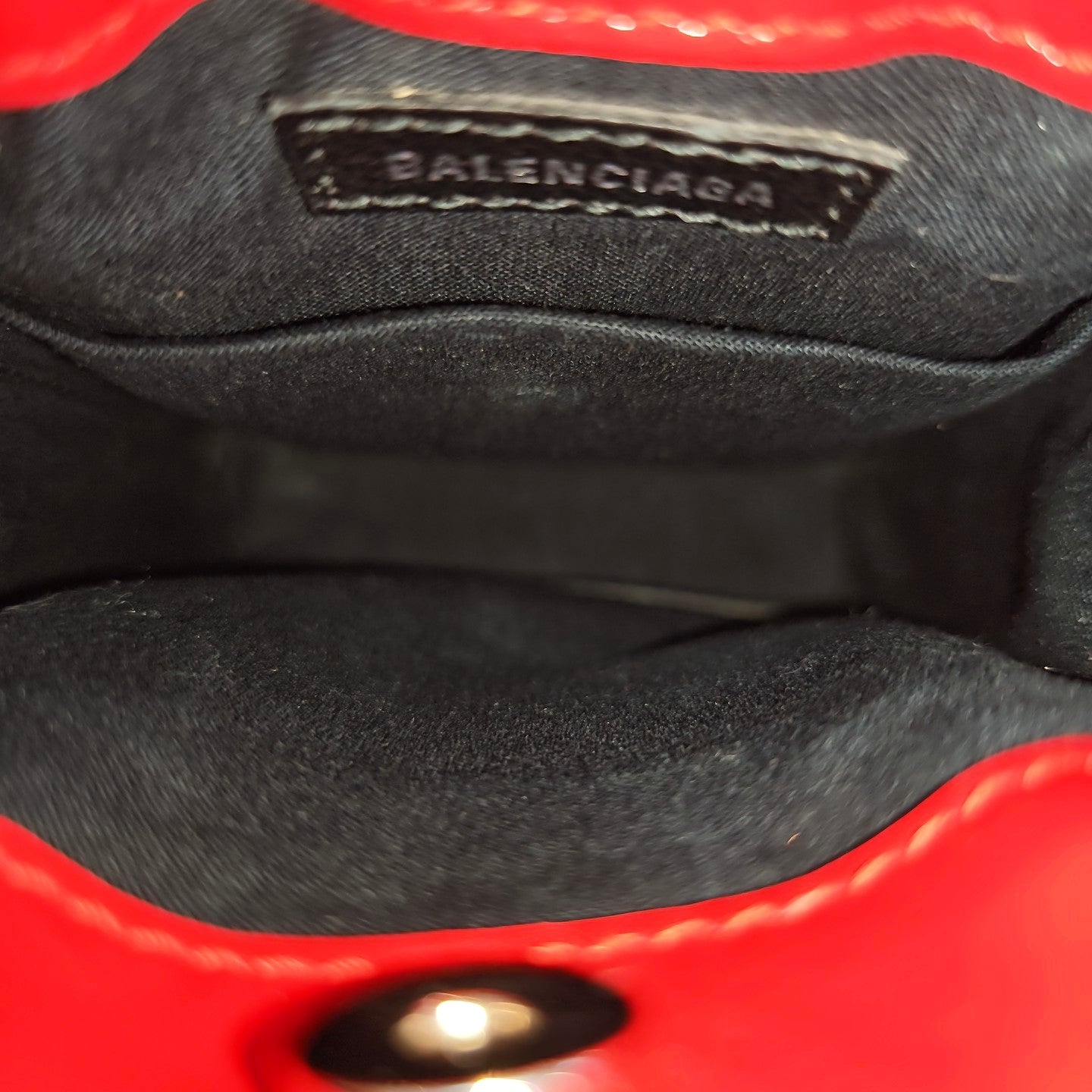 Shopping Bag Calfskin Red