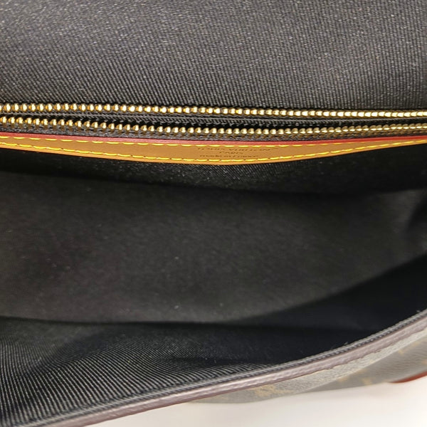 DIANE Monogram Coated Canvas Brown