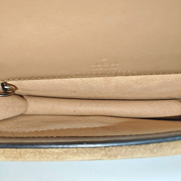 Dionysus Super Mini Monogram Coated Canvas Beige