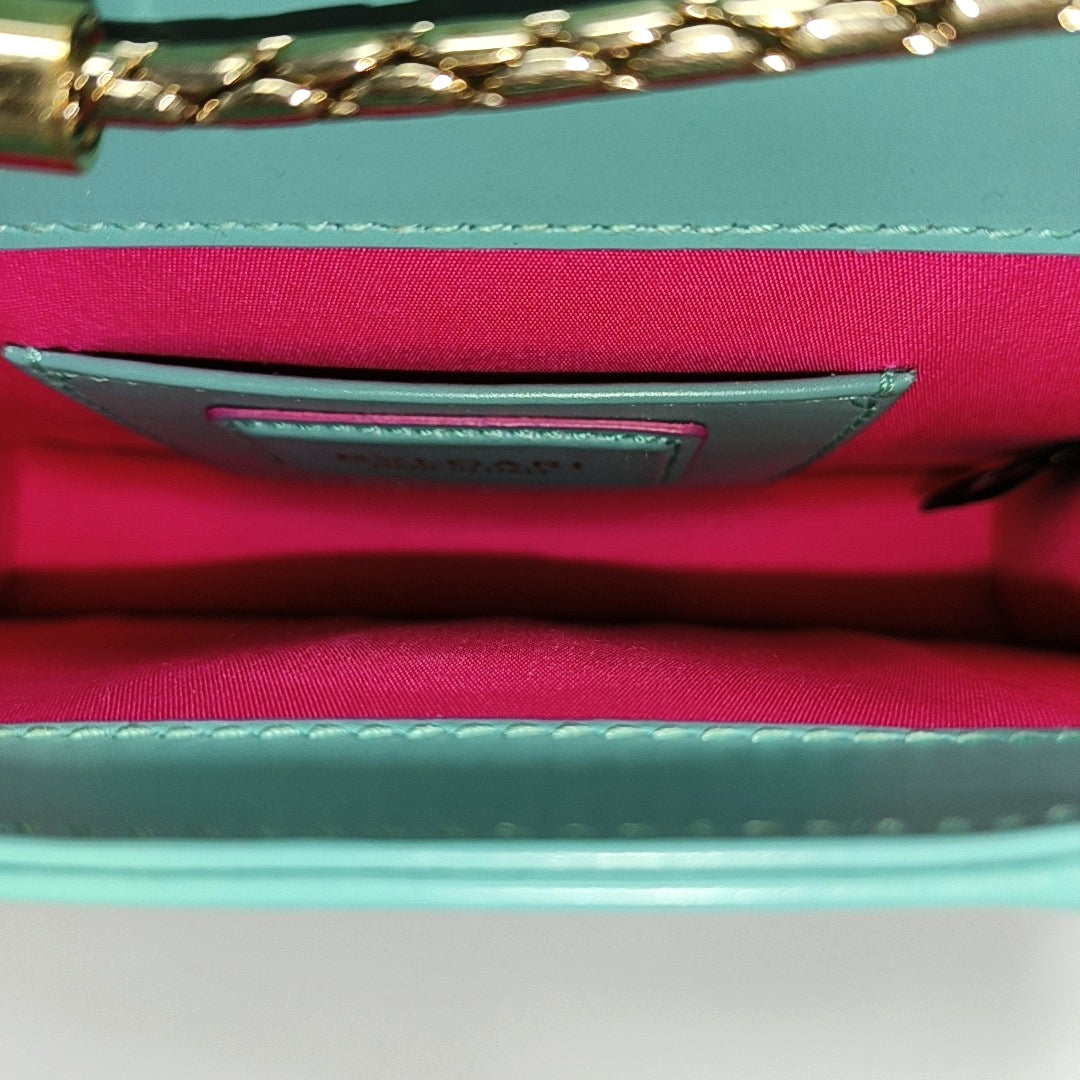 SERPENTI FOREVER Small Calfskin Green