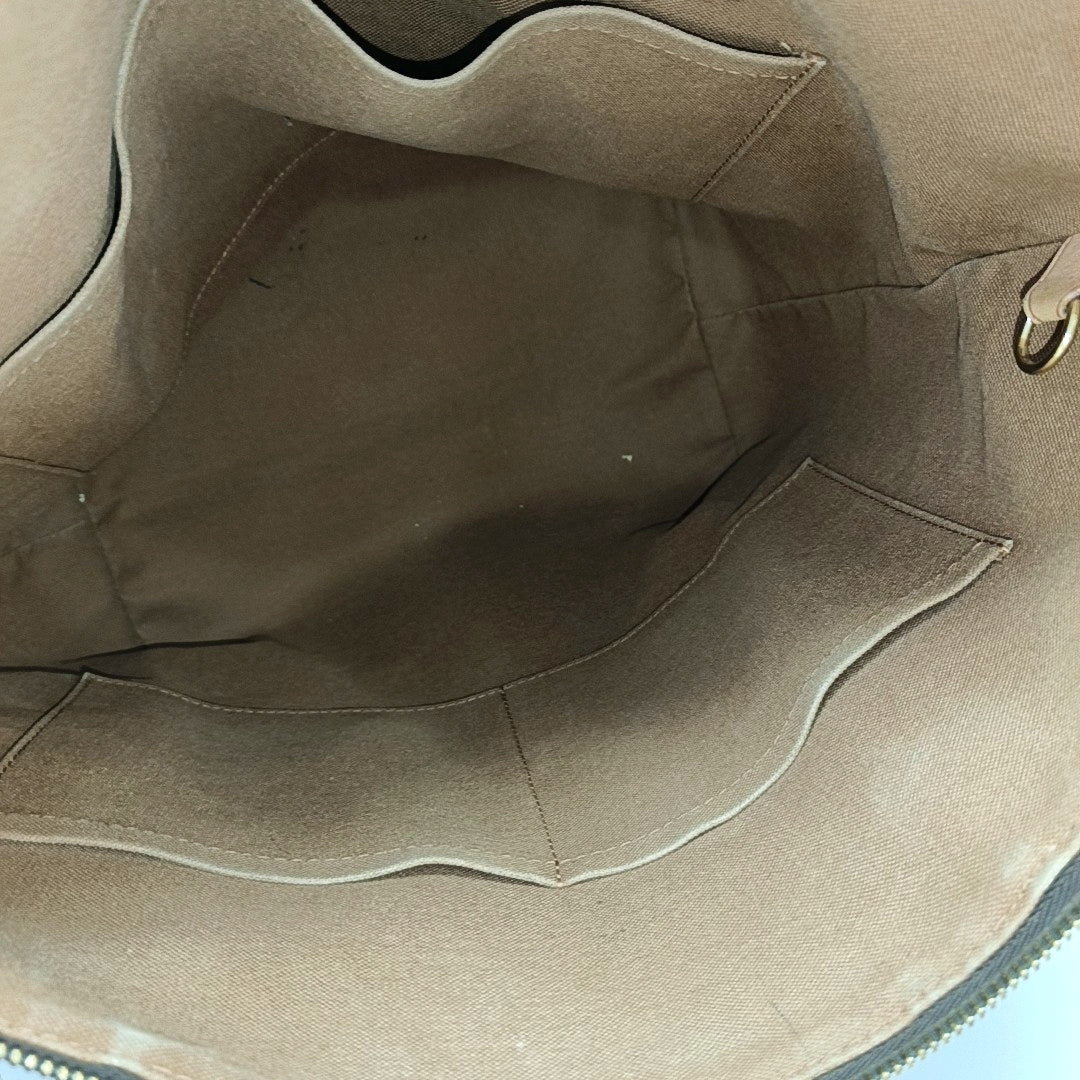 TOTALLY MM Monogram Coated Canvas Brown