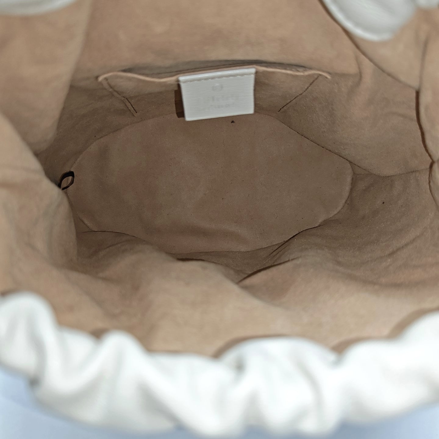 Horsebit 1955 Small Monogram Calfskin White