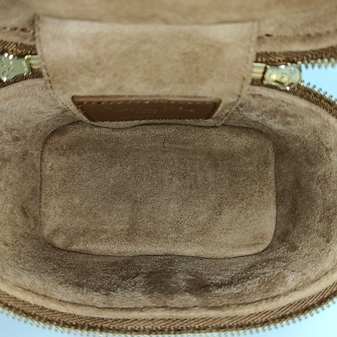Lady Dior Super Mini Cannage Lambskin Brown