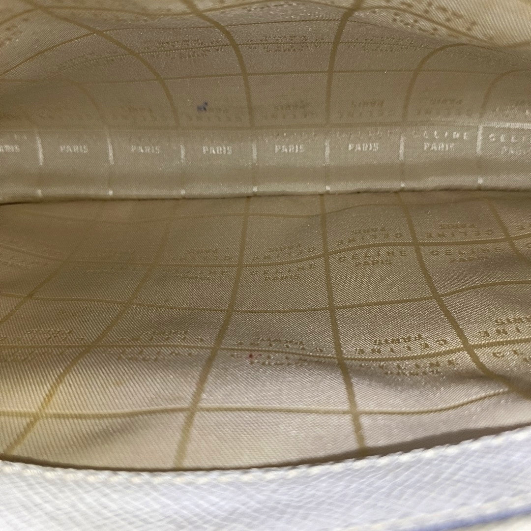 Calfskin Shoulder Bag White