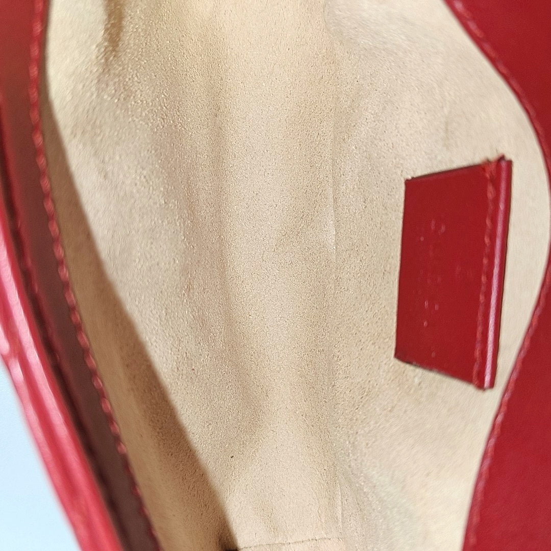 GG Marmont Mini Quilted Calfskin Red