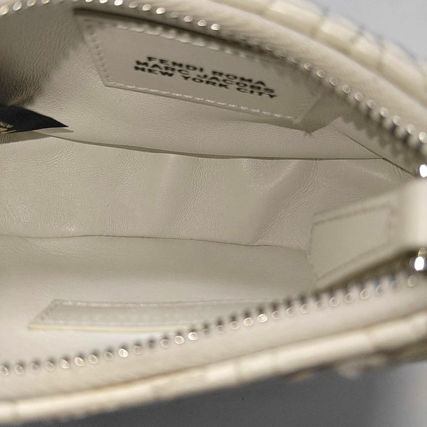 Quilted Calfskin Clutch White