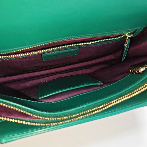 SERPENTI FOREVER Medium Calfskin Green