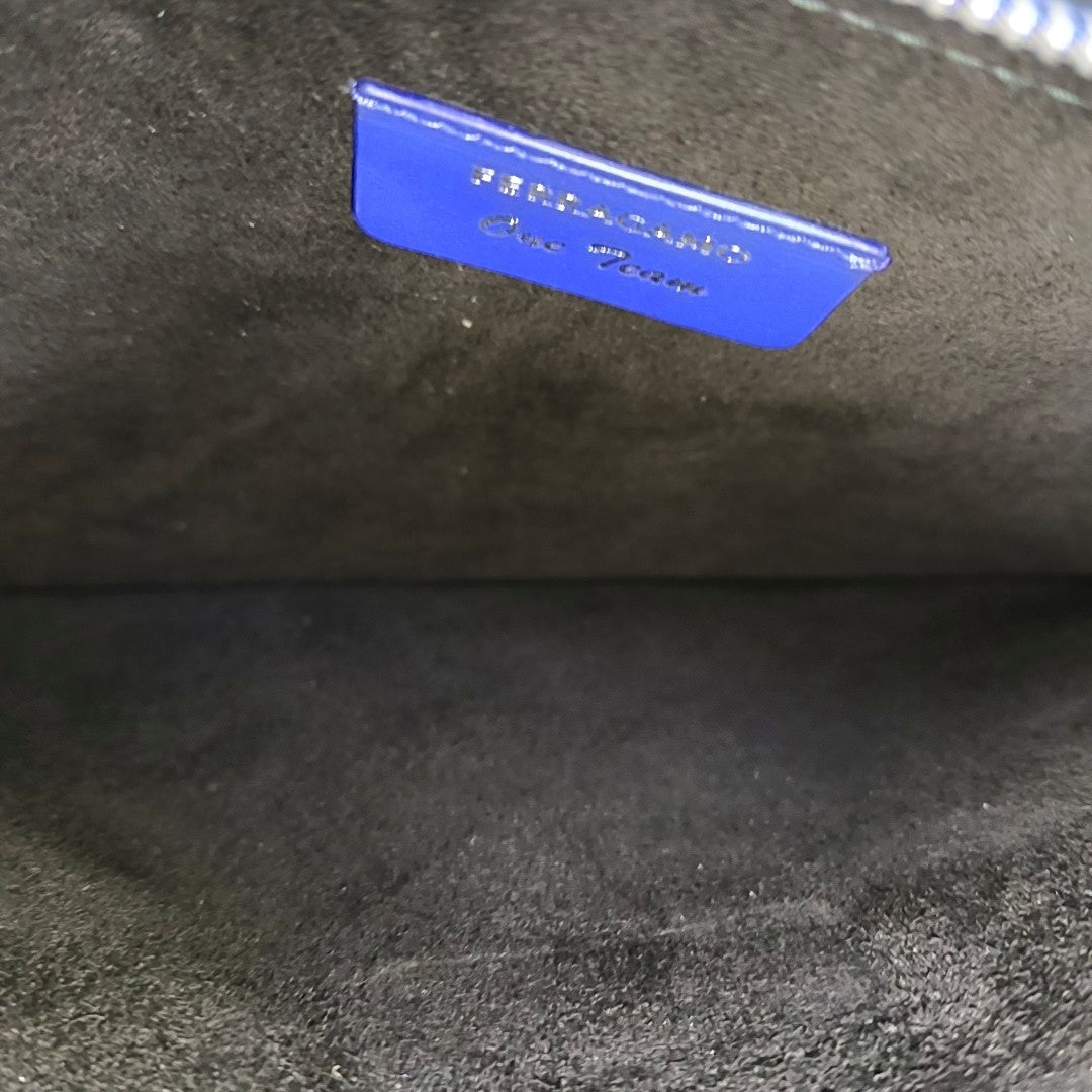 Gancini Calfskin Blue