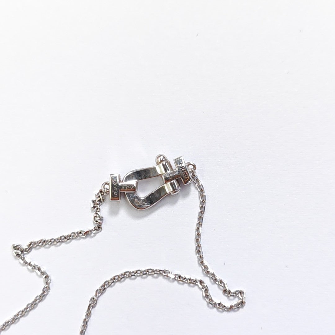 Force 10 18k White Gold Silver Necklace