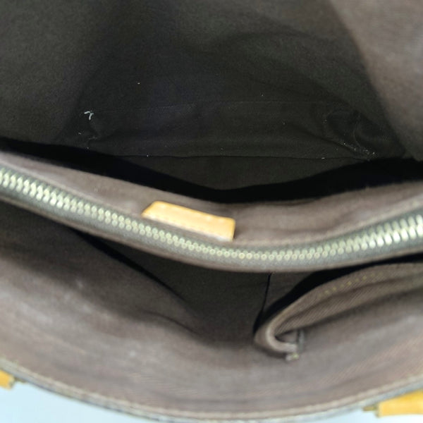 MACADAM TOTE Coated Canvas Brown